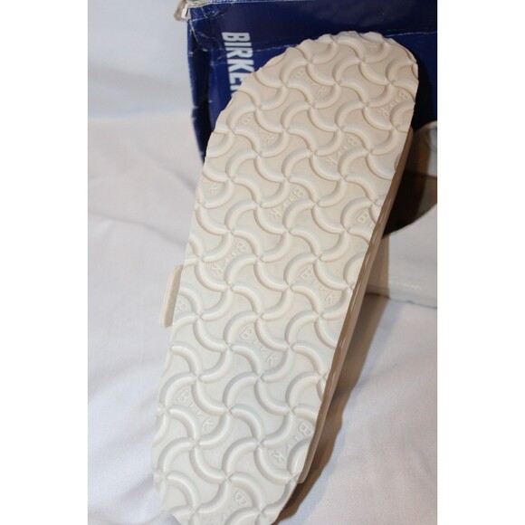 Birkenstock Women's Arizona Leather Sandals WHITE EU 37 NEW NARROW - Picture 6 of 6